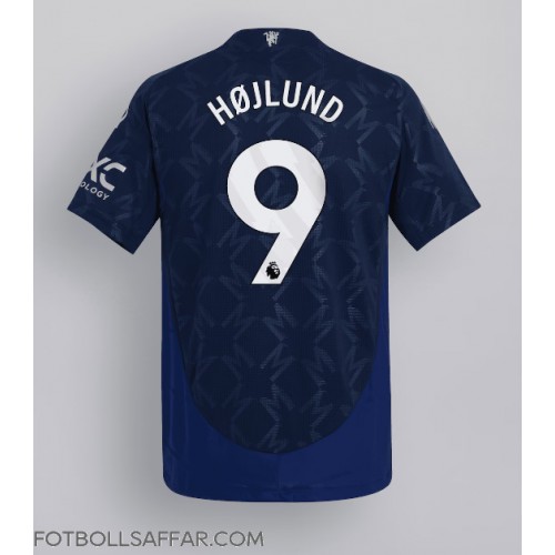 Manchester United Rasmus Hojlund #9 Bortatröja 2024-25 Kortärmad